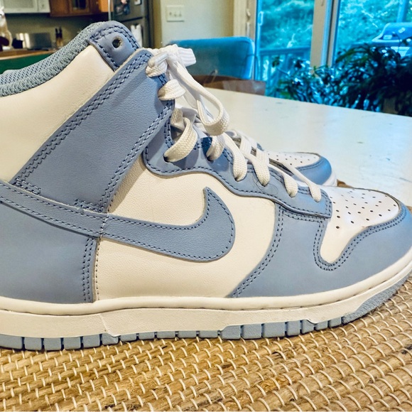 baby blue nike high tops